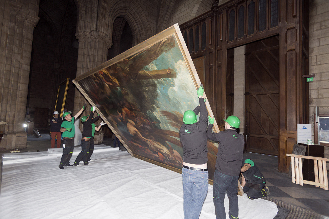Dépose des tableaux 19 avril 2019 : le « May » de 1646-1647
