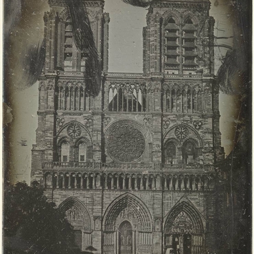 Photographie de la cathédrale Notre-Dame de Paris - Fizeau vers 1841