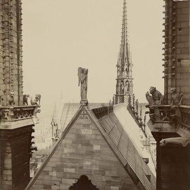 Photographie de la cathédrale Notre-Dame de Paris - Mieusement 1892