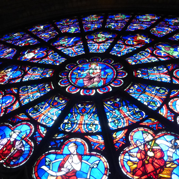 Vue générale de la rose ouest