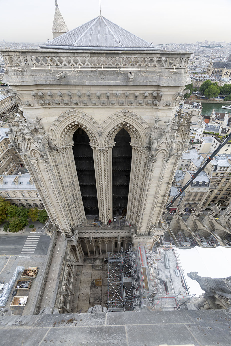 Le chantier de la cathédrale Notre-Dame de Paris