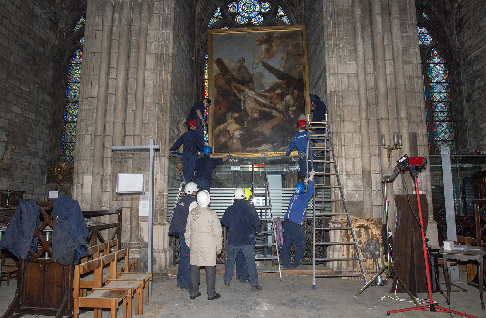 Dépose des tableaux 19 avril 2019