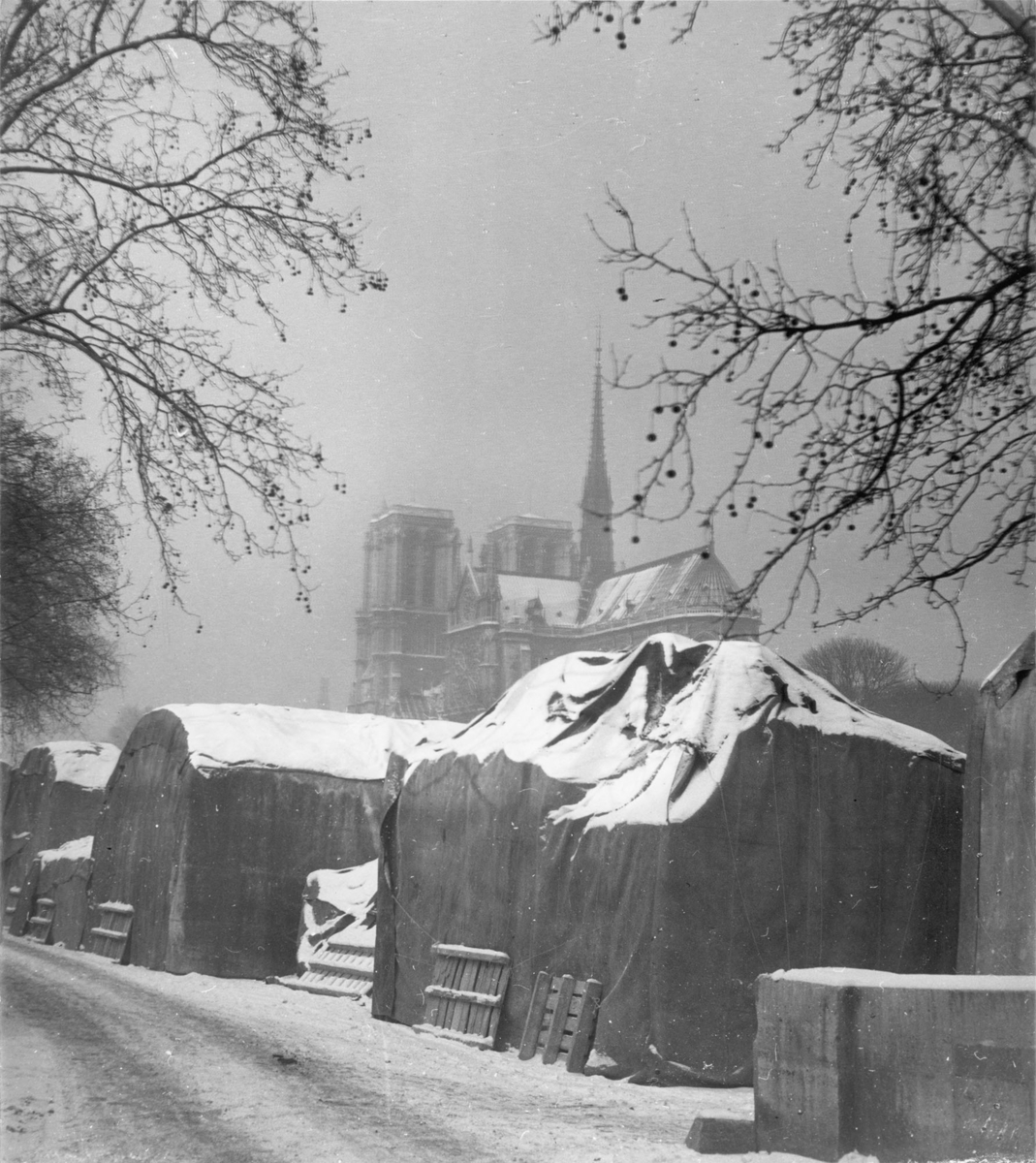 Photographie de la cathédrale Notre-Dame de Paris - Le Boyer 1940